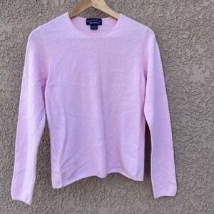 100% Cashmere Crew Neck Sweater Size Small by Charter Club Womens 2-Ply Pink